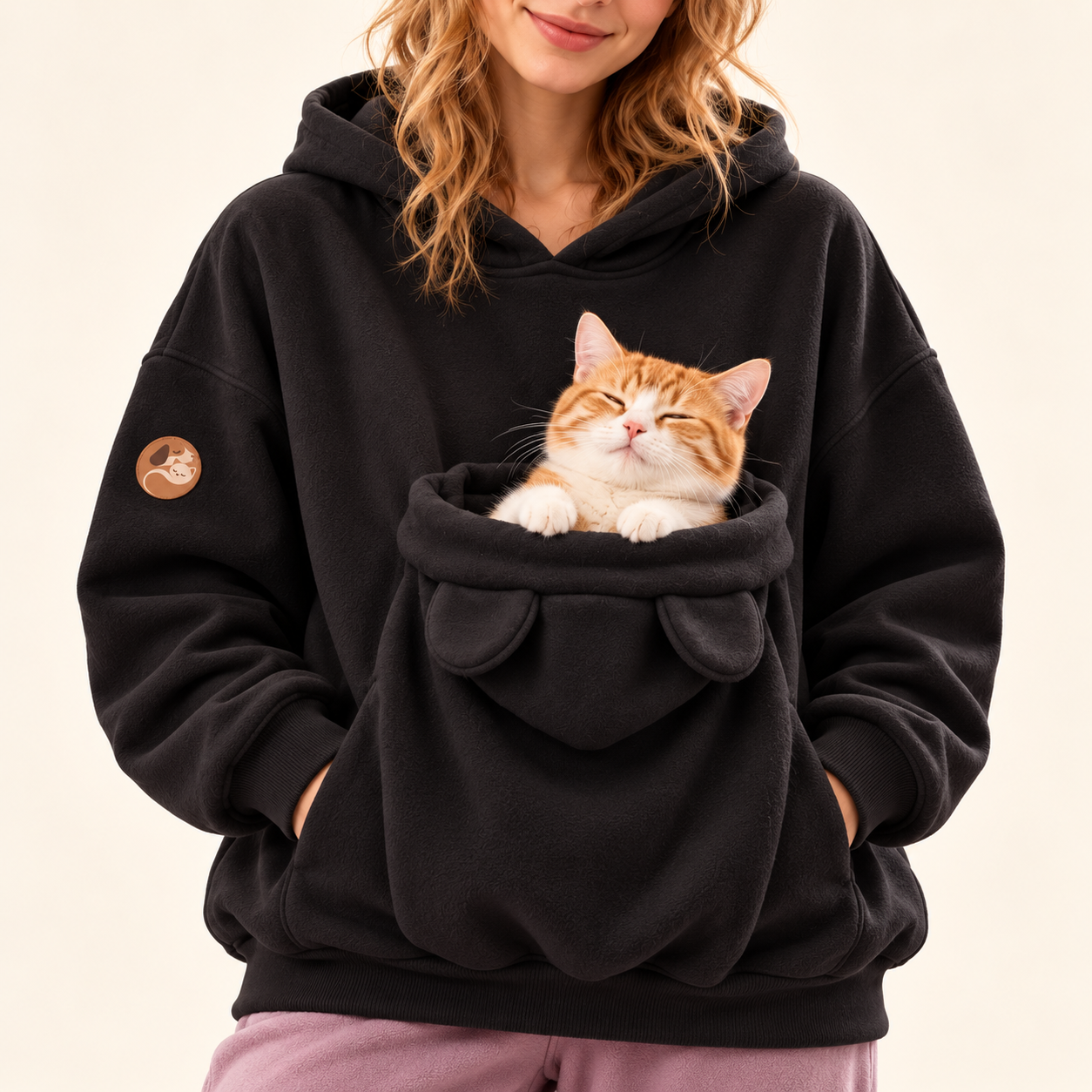 CoziPaw Snuggle Pouch pet carrier hoodie